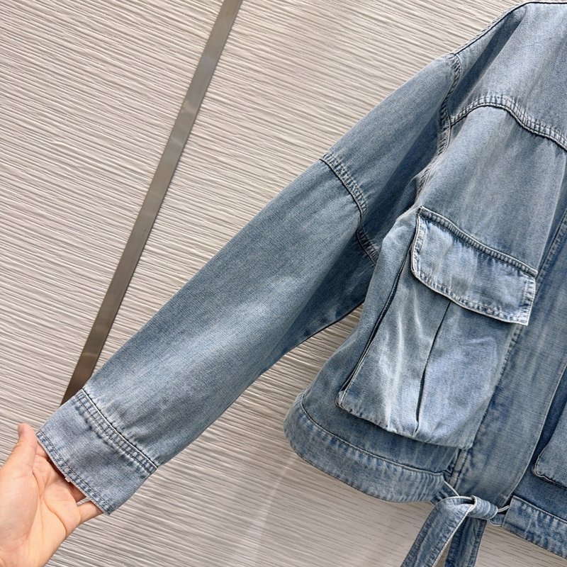 빈티지 워싱 데님 자켓 001-183555