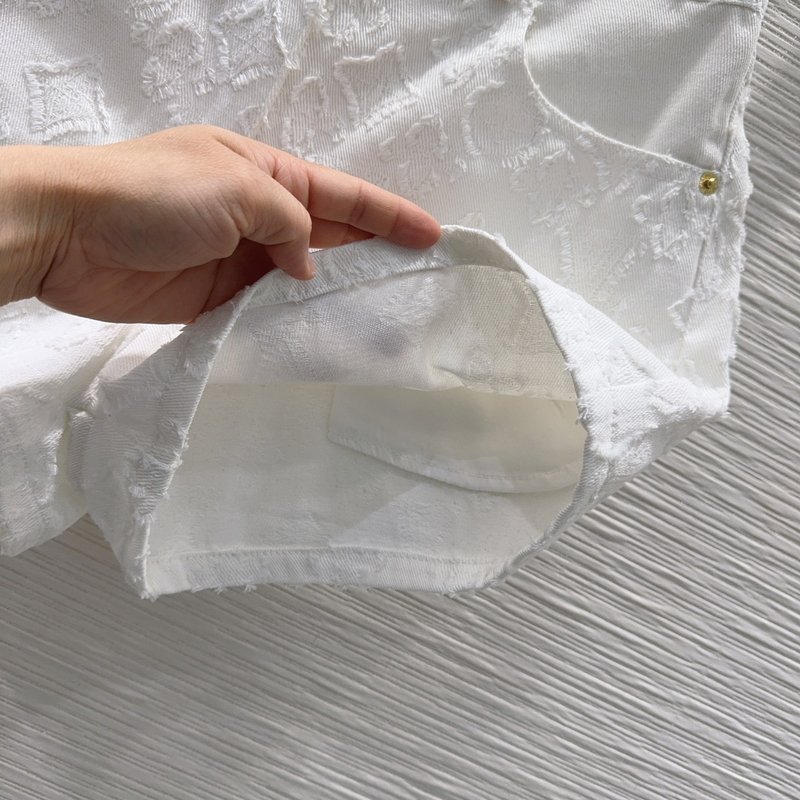 루이비통 여성 자카드 컷오프 쇼츠 001-183561