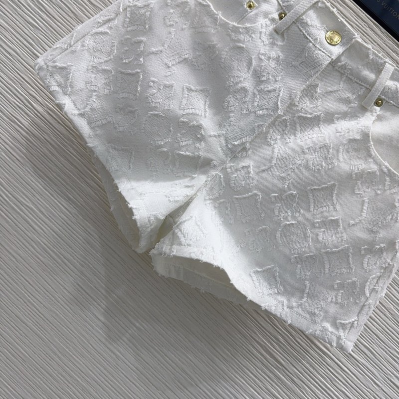 루이비통 여성 자카드 컷오프 쇼츠 001-183561