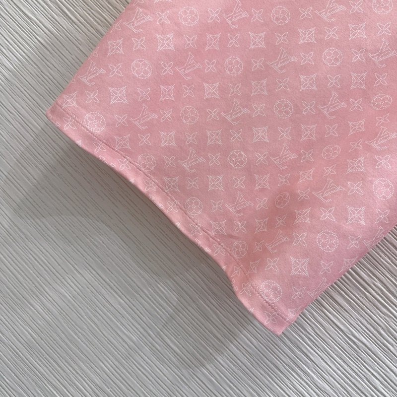 루이비통 여성 핑크 숏 티셔츠 001-183568
