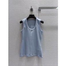 루이비통 화이트 민소매 자수 베스트 001-183580