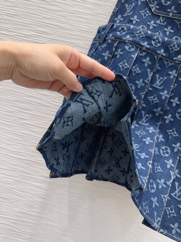 루이비통 데님 오버롤 원피스 001-183586
