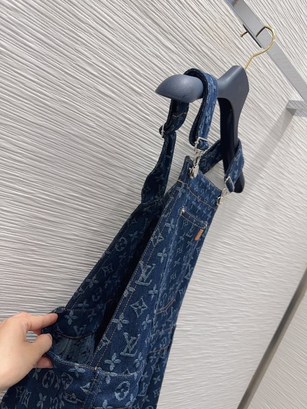 루이비통 데님 오버롤 원피스 001-183586