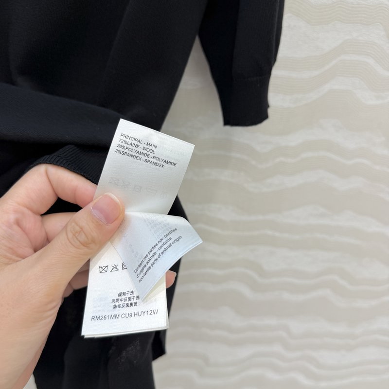 루이비통 모노그램 꽃 넥타이 니트 반팔 티셔츠 001-183589