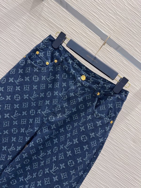루이비통 데님 롱 팬츠 001-183595