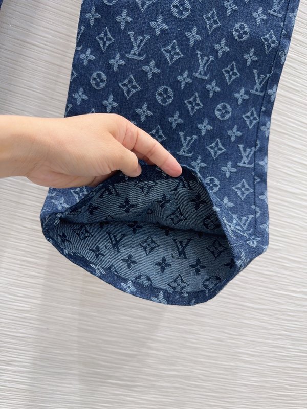 루이비통 데님 롱 팬츠 001-183595