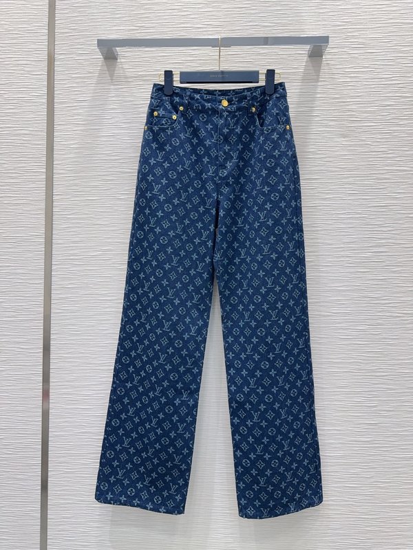 루이비통 데님 롱 팬츠 001-183595