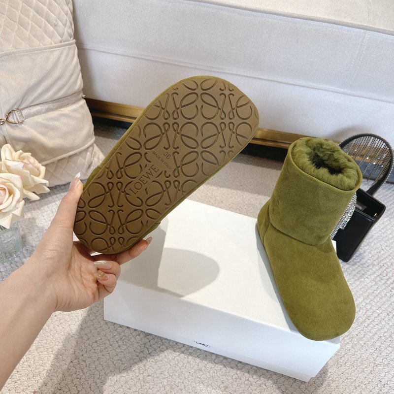 로에웨 양모 일체형 스노우 부츠 001-183629