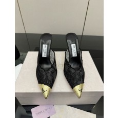지미추 레이스 메탈 토 하이힐 샌들 001-183675