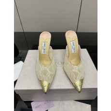 지미추 레이스 메탈 토 하이힐 샌들 001-183676