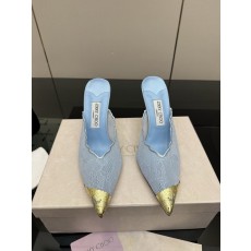 지미추 레이스 메탈 토 하이힐 샌들 001-183678