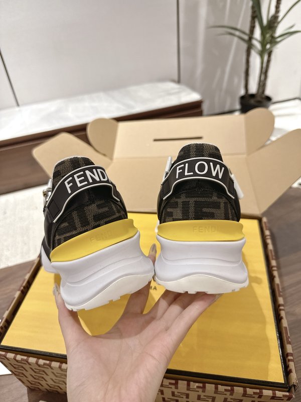 펜디 커플 레트로 캐주얼 운동화 001-183698
