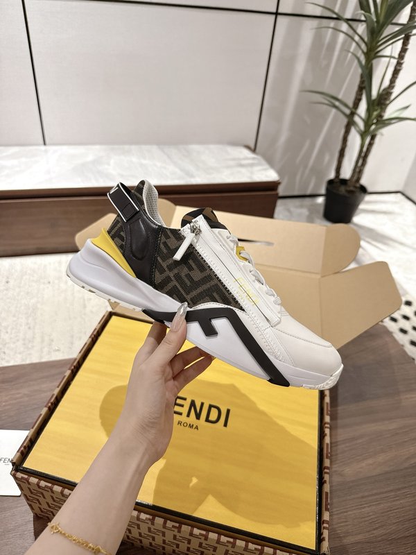 펜디 커플 레트로 캐주얼 운동화 001-183698