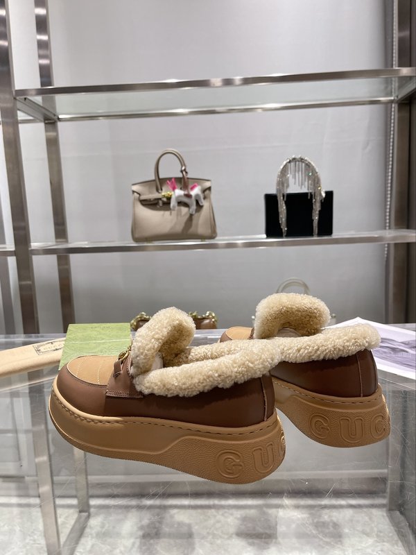 구찌 울 블렌드 말비트 로퍼 스노우 부츠 001-183785