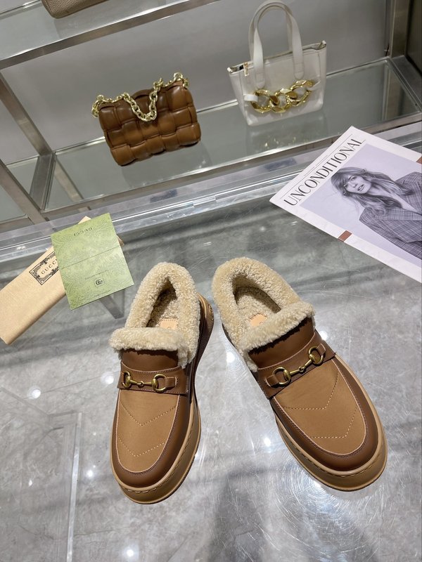구찌 울 블렌드 말비트 로퍼 스노우 부츠 001-183785