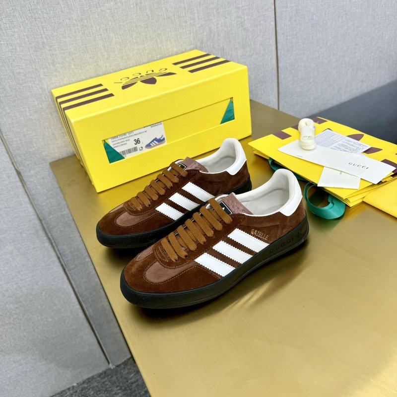 구찌 협업 아디다스 오리지널스 가젤 레트로 스니커즈 001-183794