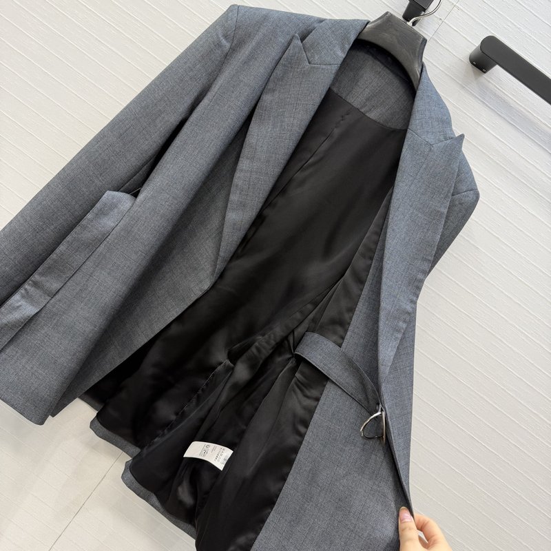 Loew 체크무늬 재킷 001-183870