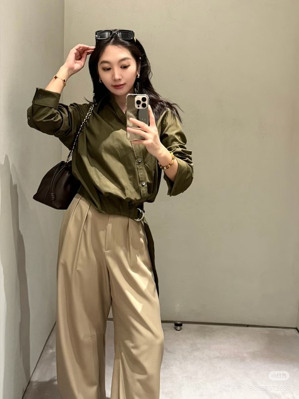 로에베 비대칭 디자인 루즈핏 셔츠 001-183873