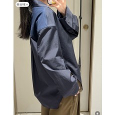 로에베 봄 비대칭 디자인 셔츠 001-183874