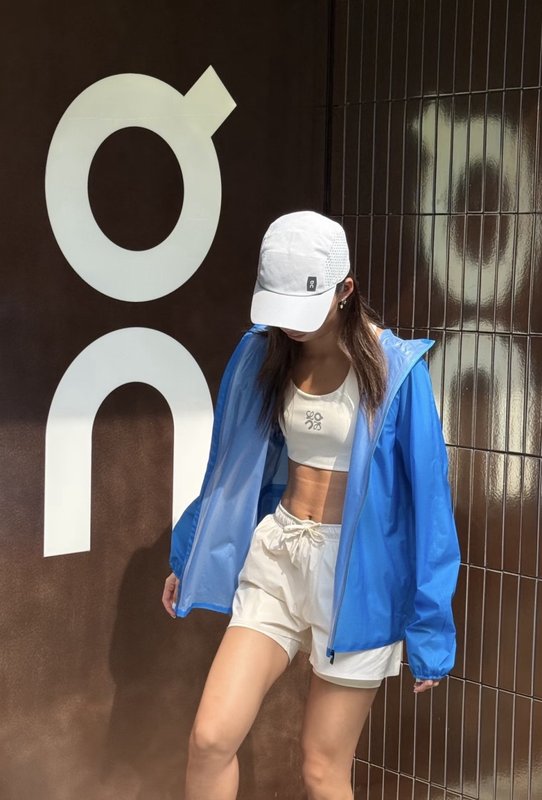로에베 콜라보 한정판 가짜 투피스 요가 반바지 001-183879