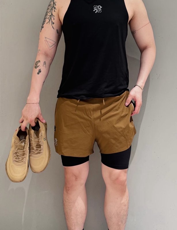 로에베 콜라보 가짜 투피스 요가 쇼츠 001-183880
