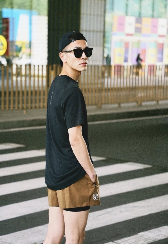 로에베 콜라보 가짜 투피스 요가 쇼츠 001-183880