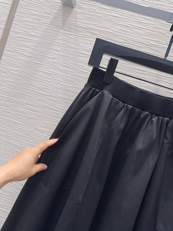 레트로 하이웨이스트 플리츠 스커트 001-183887