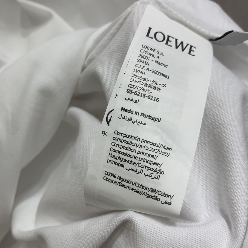 Loew 레터 포켓 반팔 티셔츠 001-183891
