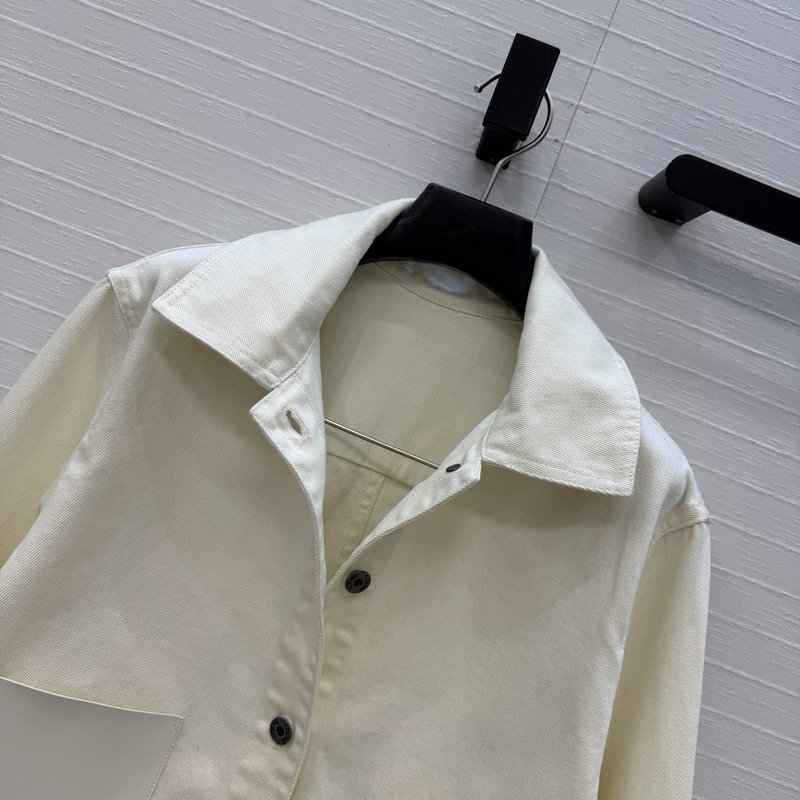 Loew 데님 롤업 소매 자켓 아우터 001-183892