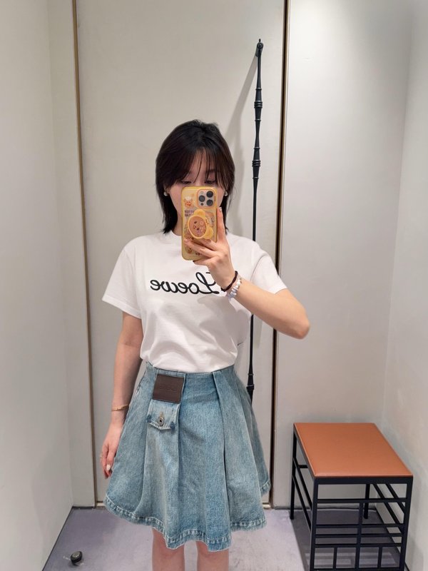 심플 로고 라인 반팔 티셔츠 001-183920