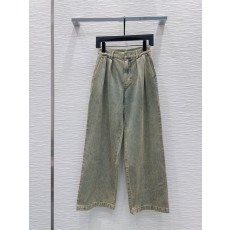 로에베 빈티지 우아한 텍스처 롱팬츠 001-183929