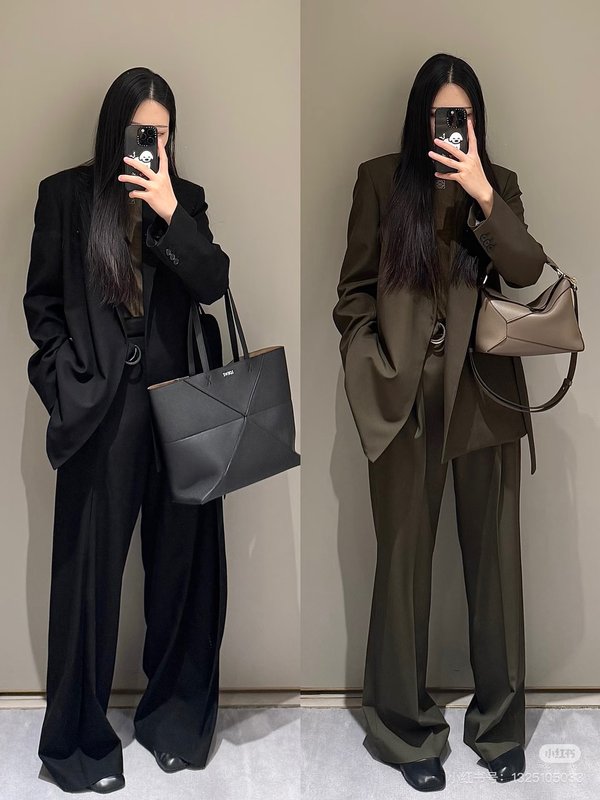 로에베 뉴 블랙 재킷 정장 바지 세트 001-184023