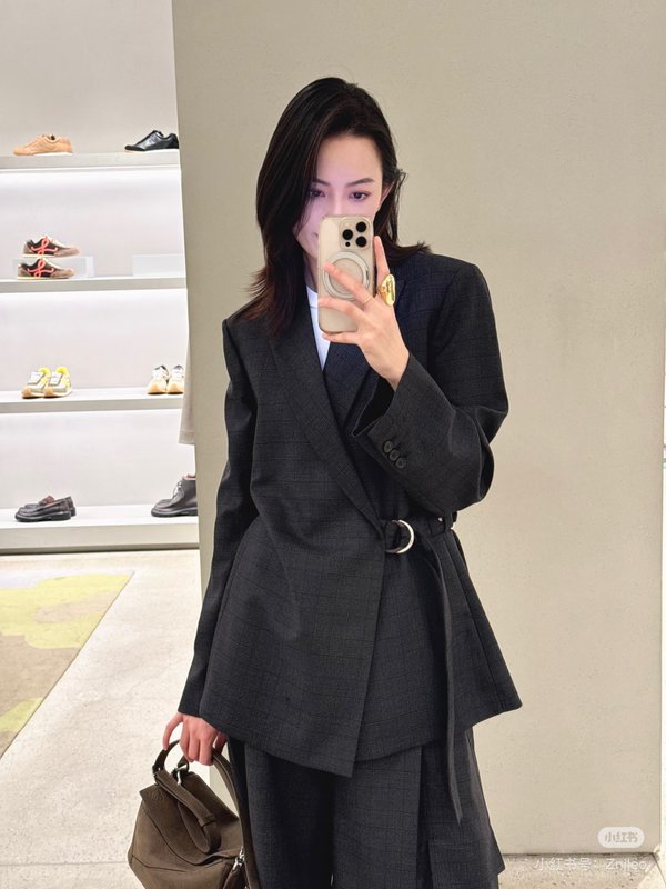 로에베 뉴 블랙 재킷 정장 바지 세트 001-184023
