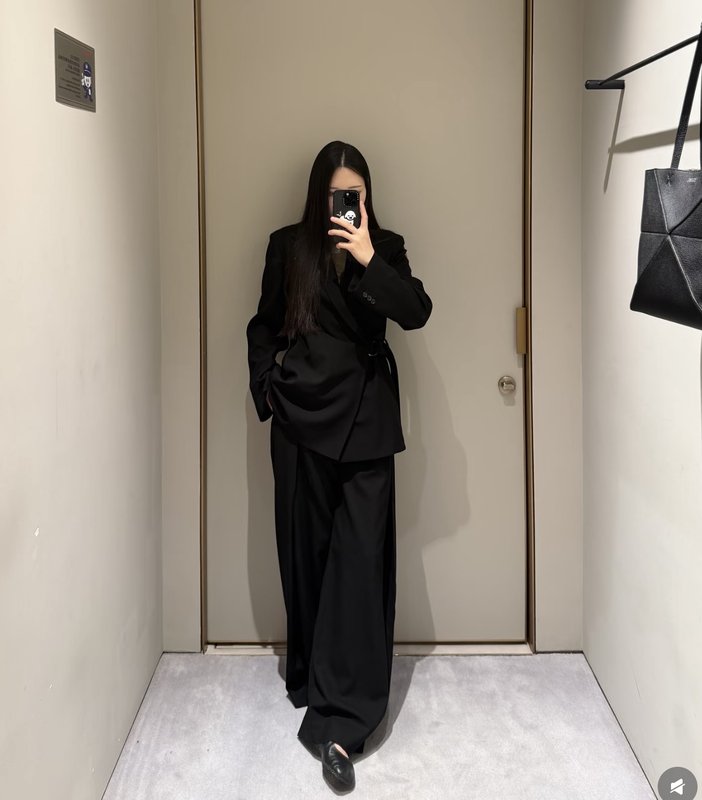 로에베 뉴 블랙 재킷 정장 바지 세트 001-184023