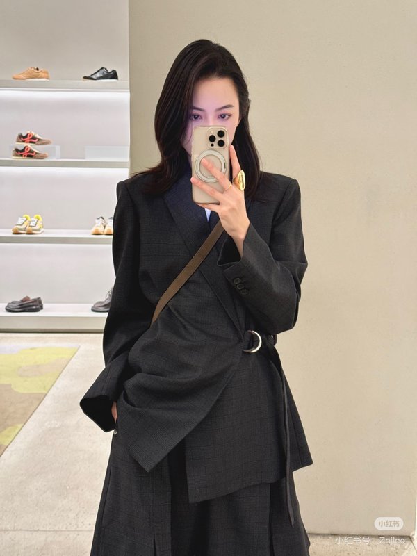로에베 뉴 블랙 재킷 정장 바지 세트 001-184023