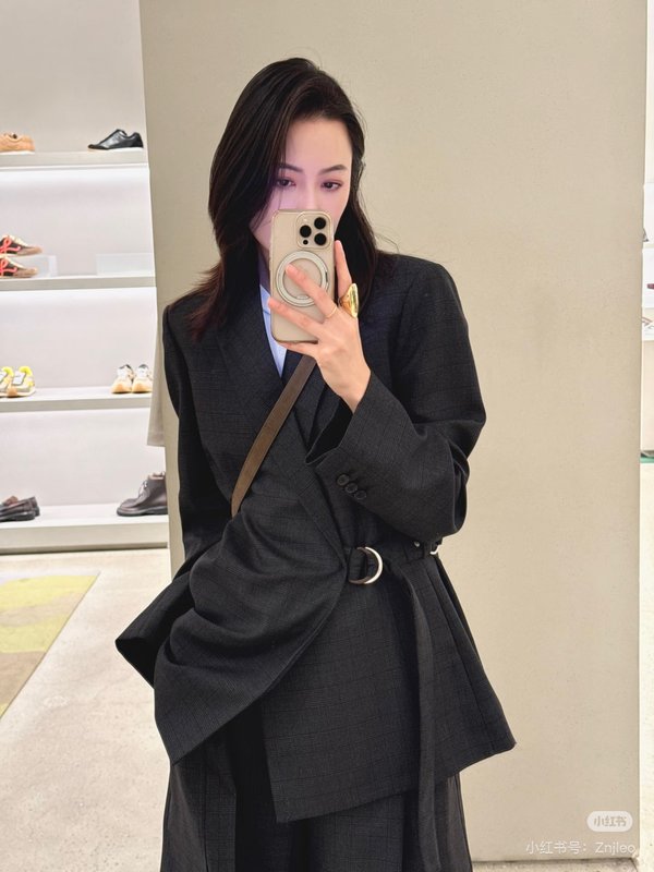 로에베 뉴 블랙 재킷 정장 바지 세트 001-184023