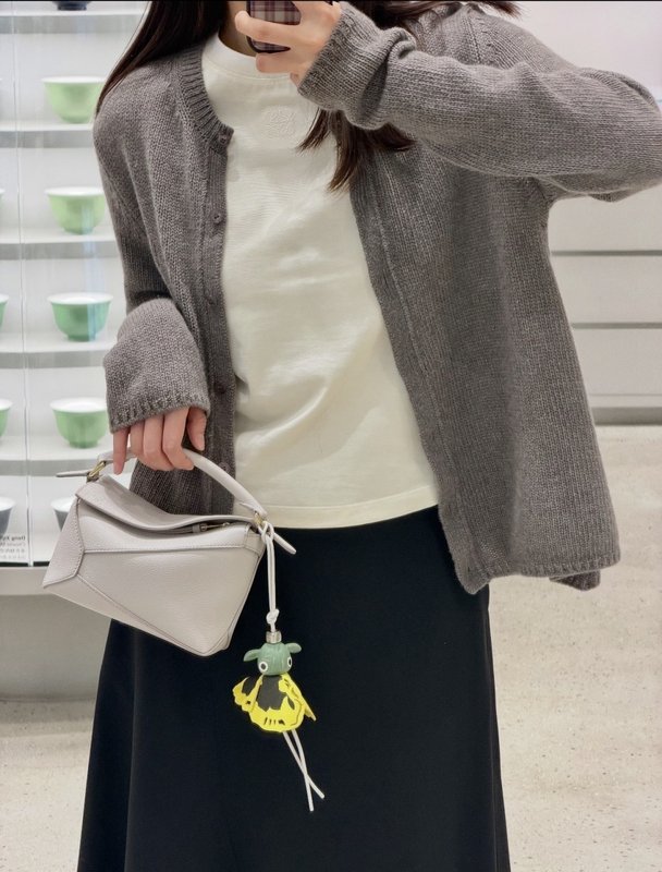 로에베 스파이더 슬리브 컬러블럭 반팔 티셔츠 001-184027