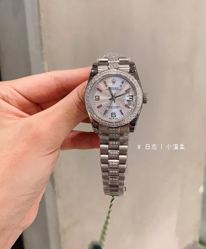 롤렉스 패션 심플 쿼츠 시계 001-184075