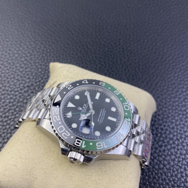 롤렉스 GMT 마스터 II 레프티 스틸 워치 001-184166
