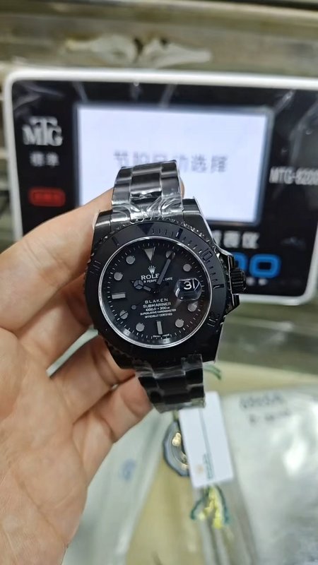 블랙 서브마리너 커스텀 롤렉스 시계 001-184193