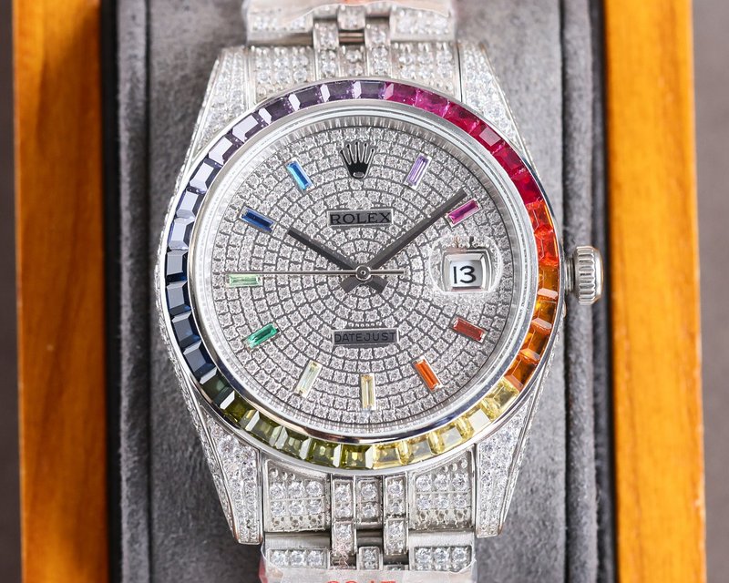 풀다이아몬드 럭셔리 오토매틱 시계 001-184260