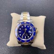롤렉스 투톤 블루 서브마리너 오토매틱 시계 001-184349