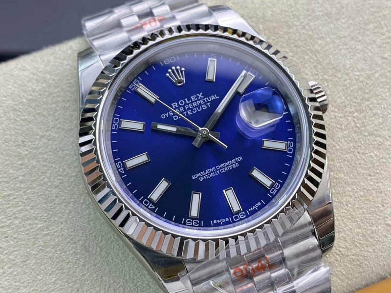 롤렉스 데이트저스트 41mm 오토매틱 시계 001-184522