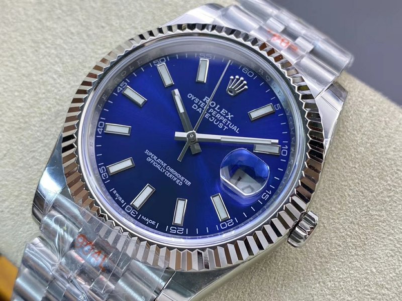 롤렉스 데이트저스트 41mm 오토매틱 시계 001-184522