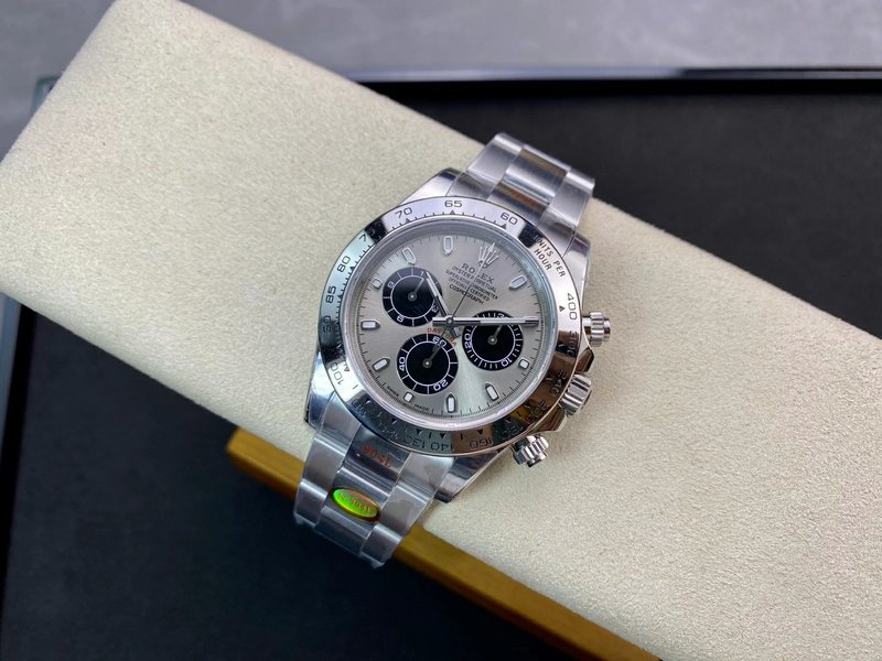 롤렉스 데이토나 그레이 스틸 오토매틱 시계 001-184583