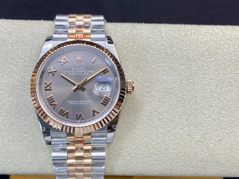 롤렉스 데이트저스트 골드 코팅 중성 시계 001-184606