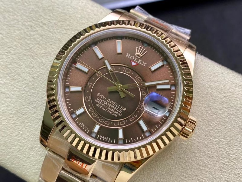 롤렉스 스카이 듀얼러 오토매틱 워치 001-184765