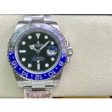롤렉스 그린위치 GMT 블랙블루 베젤 기계식 시계 001-184874