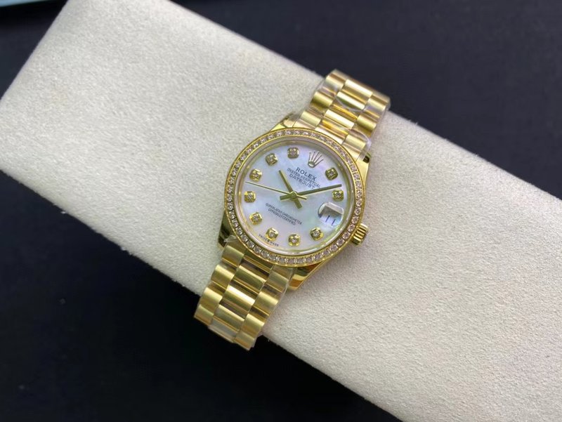 롤렉스 오이스터 퍼페추얼 31mm 여성 오토매틱 시계 001-185244