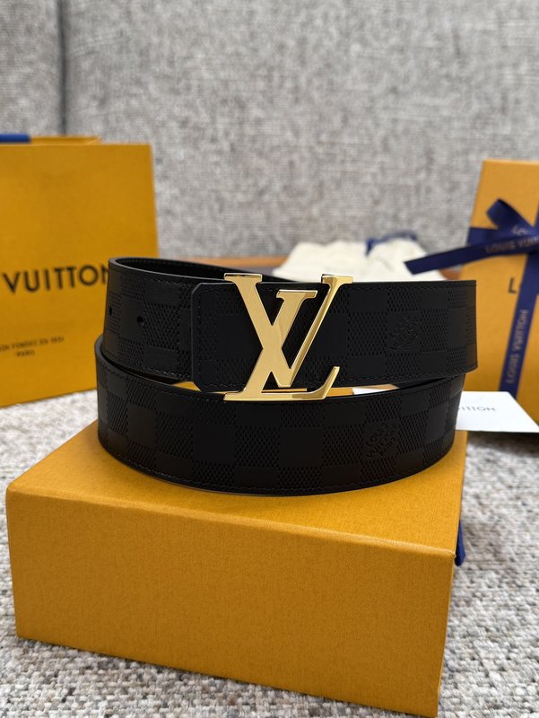 LV 체커보드 양면 사용 벨트 001-185291